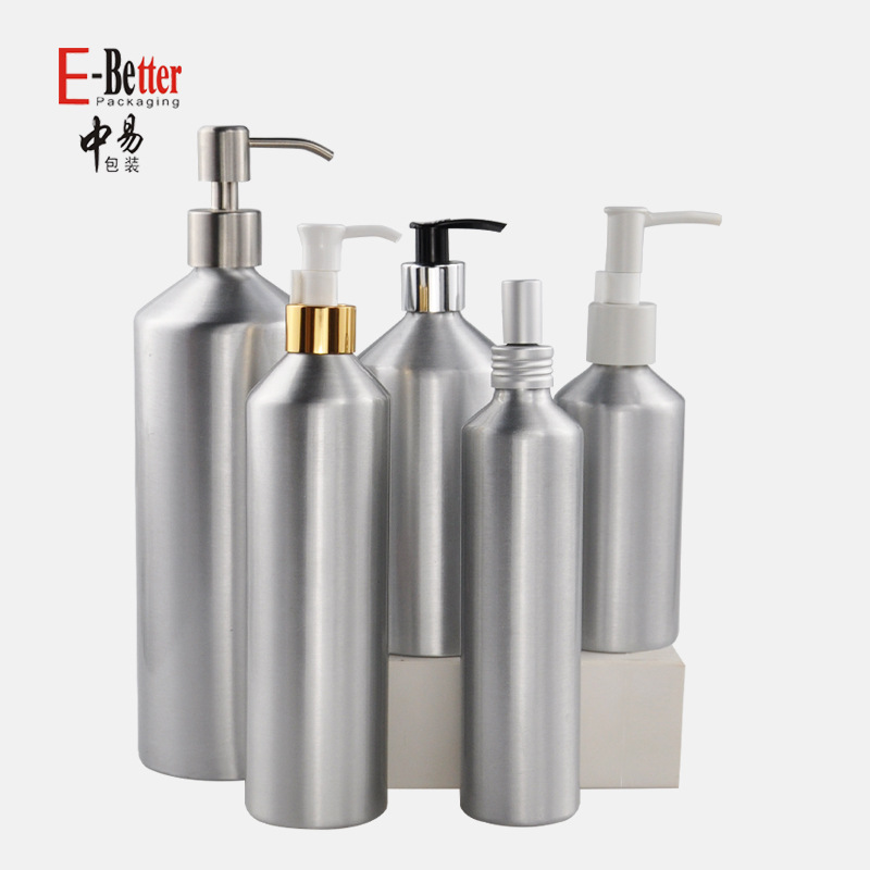 300ml 450ml 500ml 1000ml斜肩鋁化妝品瓶 乳液瓶 消毒噴霧瓶