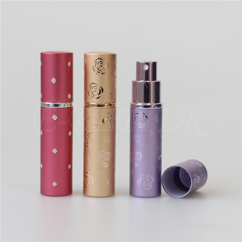 6~15ml圓形鑲鉆切絲香水分裝瓶 噴霧香水瓶 化妝品瓶現貨定制logo
